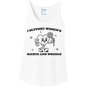 I Support Women S Of Rights And Wrongs Ladies Essential Tank