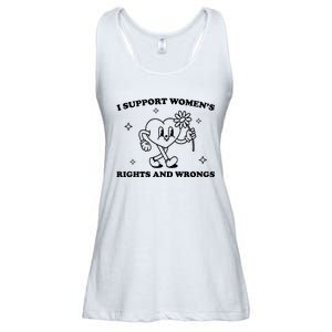 I Support Women S Of Rights And Wrongs Ladies Essential Flowy Tank