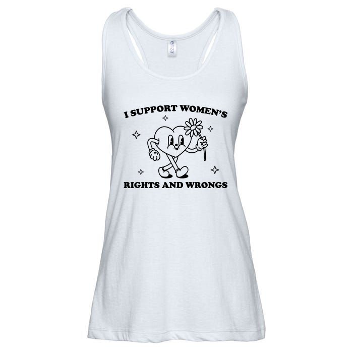 I Support Women S Of Rights And Wrongs Ladies Essential Flowy Tank