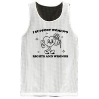 I Support Women S Of Rights And Wrongs Mesh Reversible Basketball Jersey Tank