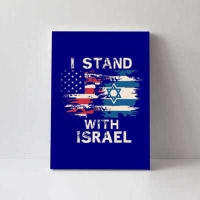 I Stand With Israel Patriotic Canvas