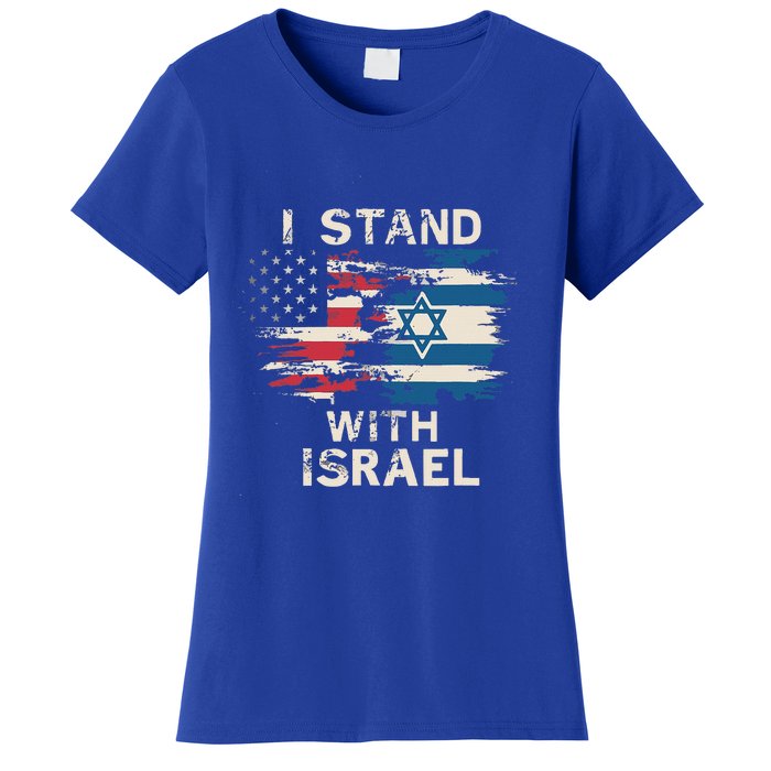 I Stand With Israel Patriotic Women's T-Shirt