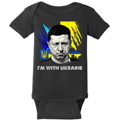 I Stand With Ukraine_1 Baby Bodysuit