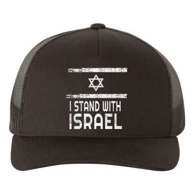 I Stand With Israel Yupoong Adult 5-Panel Trucker Hat