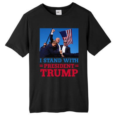 I Stand With President Trump After The Shooting At His Rally Tall Fusion ChromaSoft Performance T-Shirt