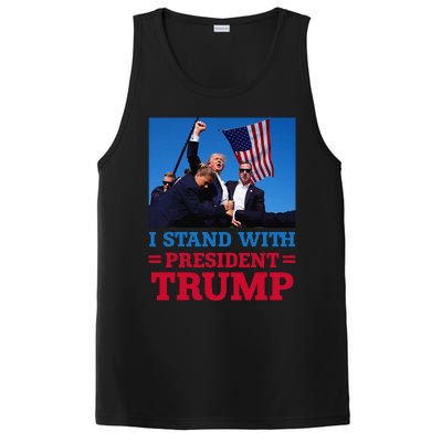 I Stand With President Trump After The Shooting At His Rally PosiCharge Competitor Tank