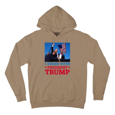 I Stand With President Trump After The Shooting At His Rally Hoodie