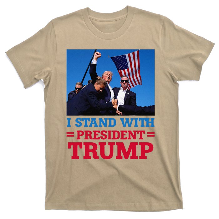 I Stand With President Trump After The Shooting At His Rally T-Shirt