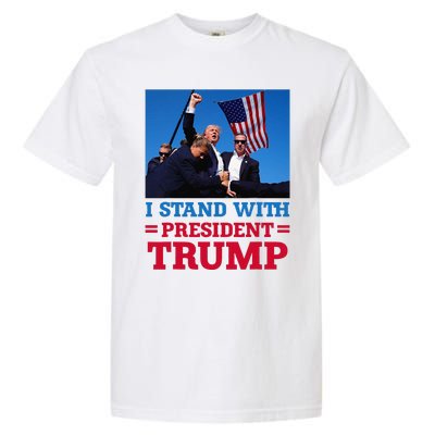 I Stand With President Trump After The Shooting At His Rally Garment-Dyed Heavyweight T-Shirt