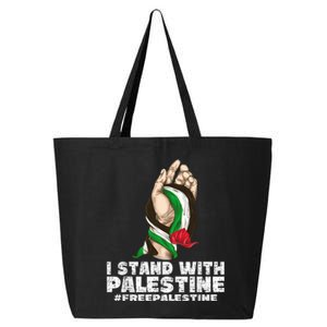 I Stand With Palestine For Their Freedom Free Palestine 25L Jumbo Tote