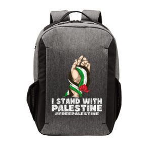 I Stand With Palestine For Their Freedom Free Palestine Vector Backpack