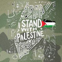 i stand with palestine quote a free palestine design Legacy Tie Dye Trucker Hat