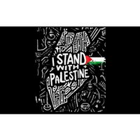 i stand with palestine quote a free palestine design Bumper Sticker