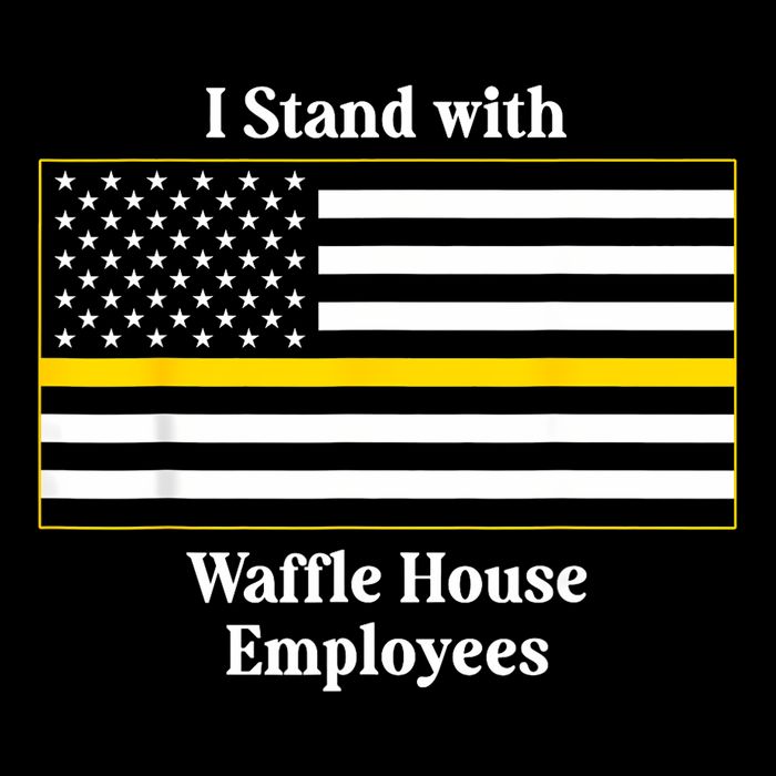 I Stand With House Employees Funny America Flag Cooling Performance Crew T-Shirt