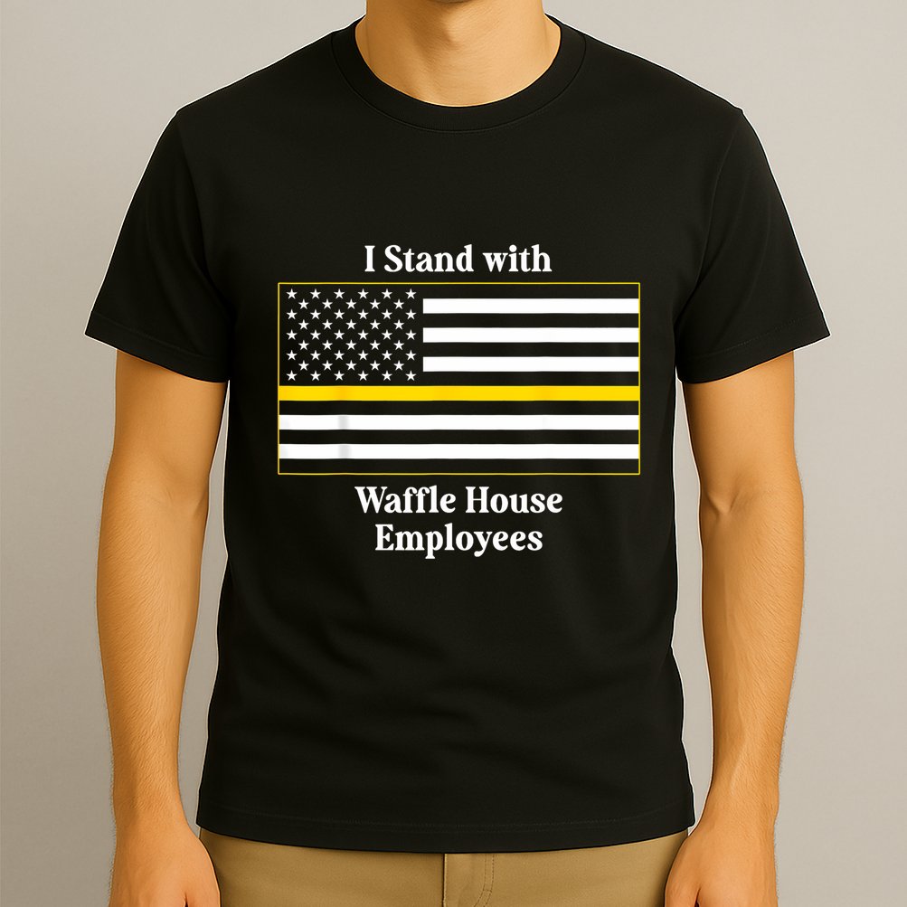 I Stand With House Employees Funny America Flag T-Shirt