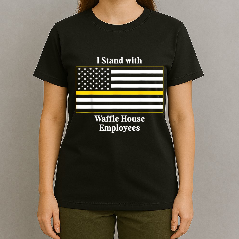 I Stand With House Employees Funny America Flag T-Shirt