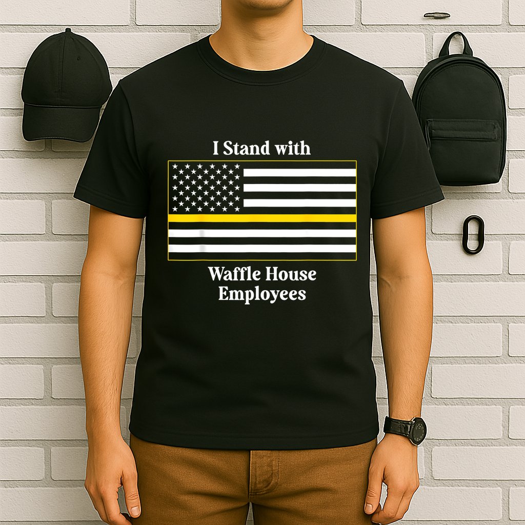I Stand With House Employees Funny America Flag T-Shirt