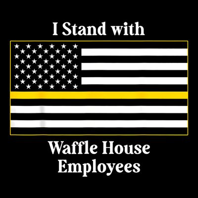 I Stand With House Employees Funny America Flag T-Shirt