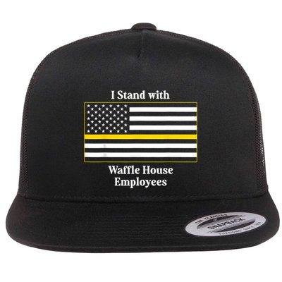 I Stand With House Employees Funny America Flag Flatbill Hat