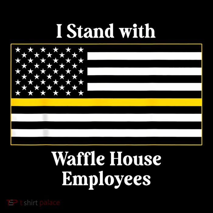 I Stand With House Employees Funny America Flag Flatbill Hat