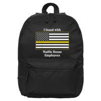 I Stand With House Employees Funny America Flag 16 in Basic Backpack