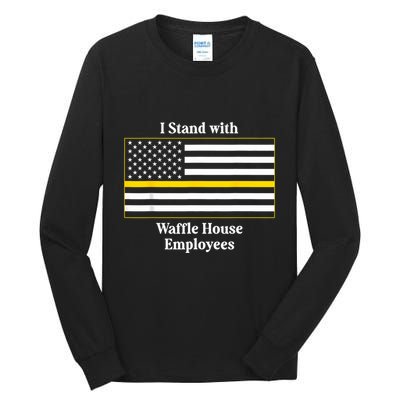 I Stand With House Employees Funny America Flag Tall Long Sleeve T-Shirt