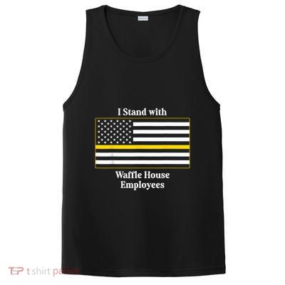 I Stand With House Employees Funny America Flag PosiCharge Competitor Tank