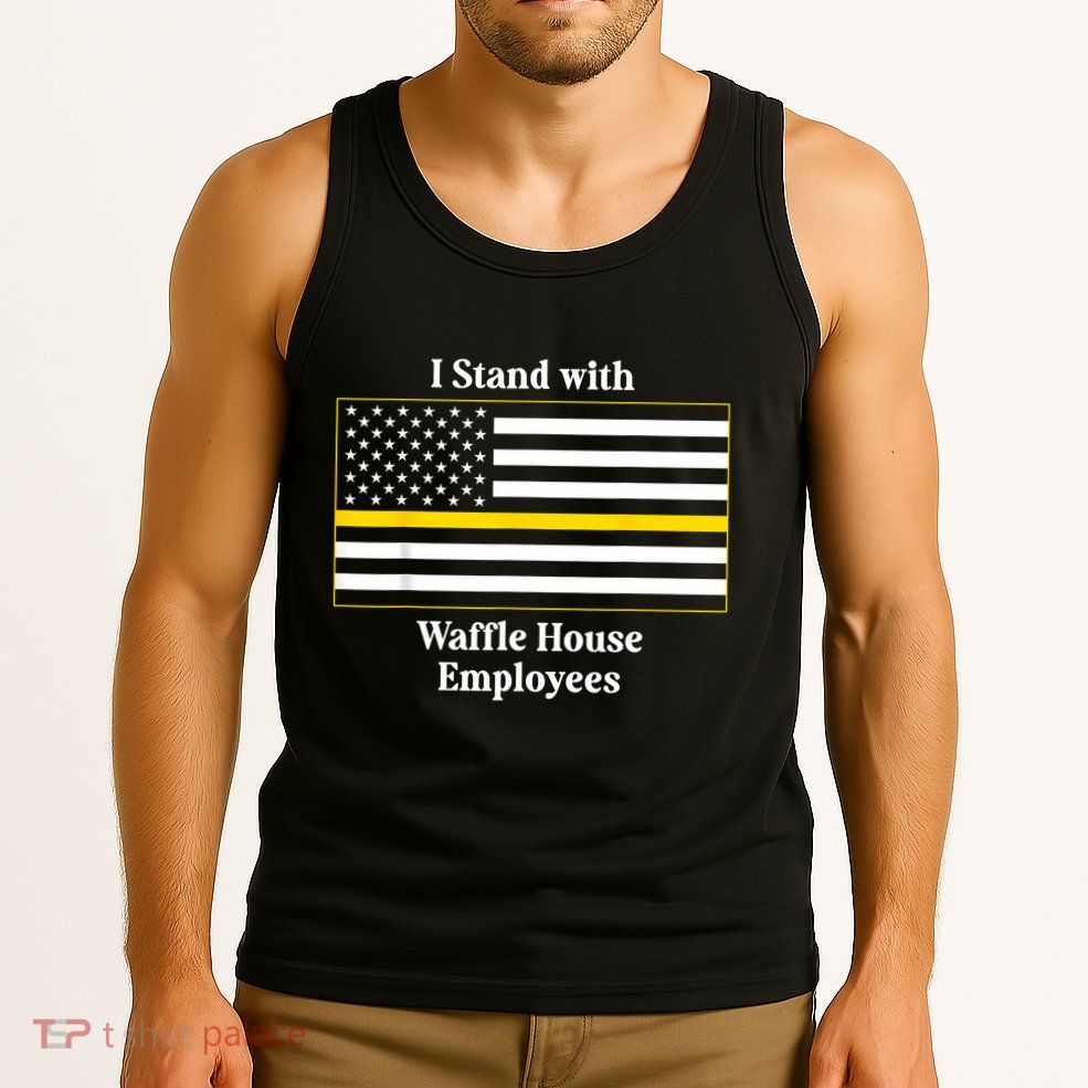 I Stand With House Employees Funny America Flag Tank Top