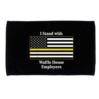 I Stand With House Employees Funny America Flag Microfiber Hand Towel