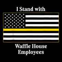 I Stand With House Employees Funny America Flag Wool Snapback Cap