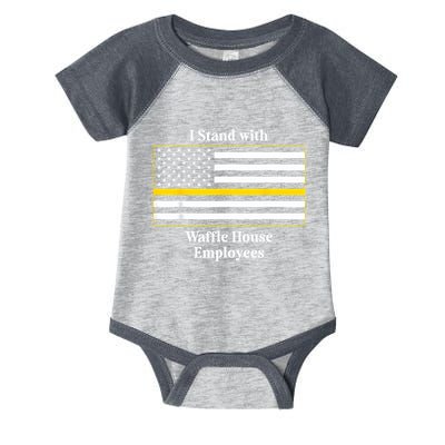I Stand With House Employees Funny America Flag Infant Baby Jersey Bodysuit