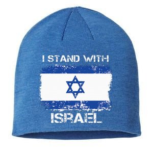 I Stand With Israel Support Israel Love Israeli Sustainable Beanie