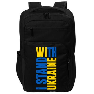 I Stand With Ukraine Impact Tech Backpack