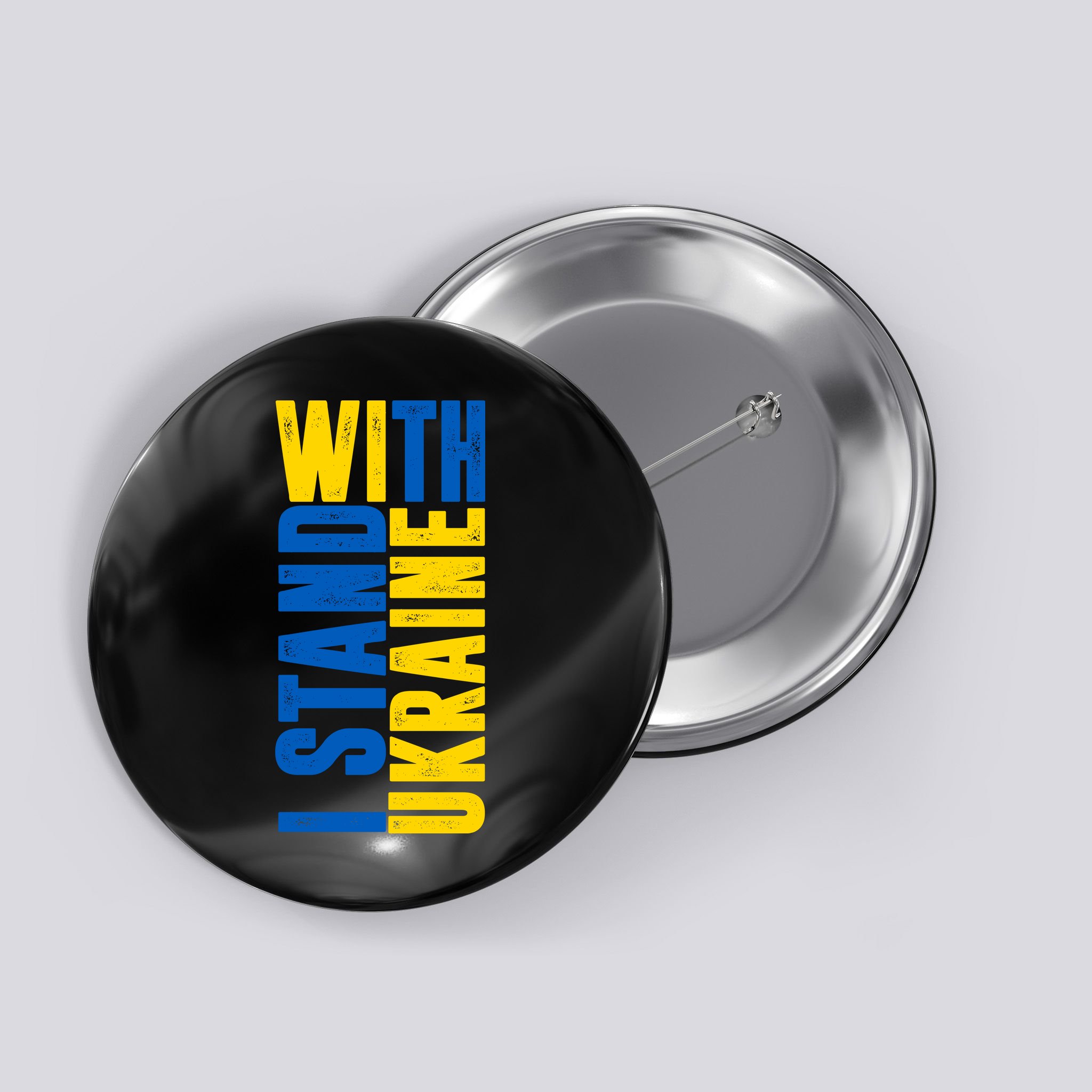 I Stand With Ukraine Button