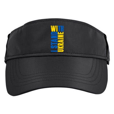 I Stand With Ukraine Adult Drive Performance Visor