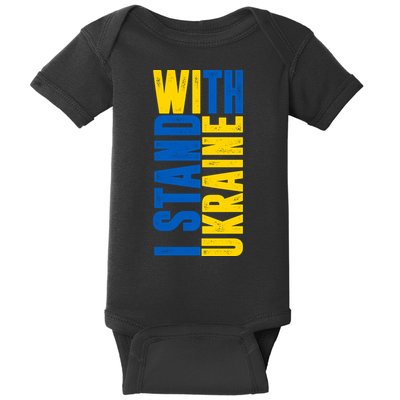 I Stand With Ukraine Baby Bodysuit
