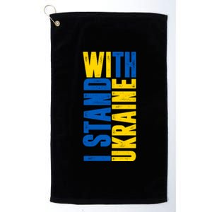 I Stand With Ukraine Platinum Collection Golf Towel