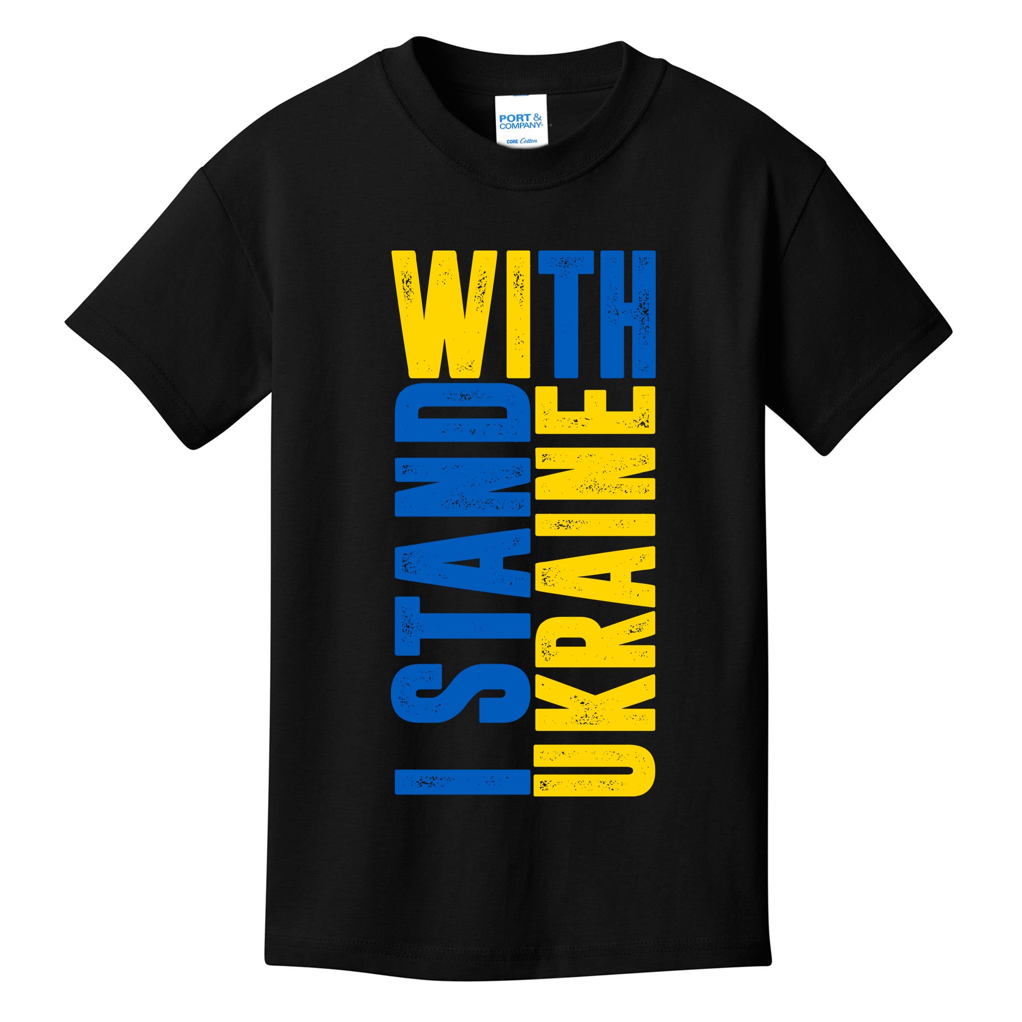 I Stand With Ukraine Kids T-Shirt