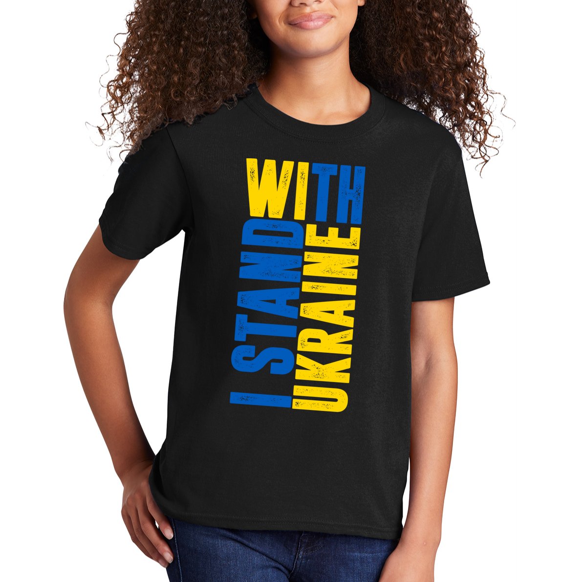I Stand With Ukraine Kids T-Shirt