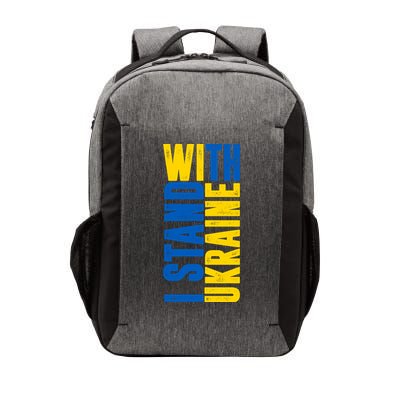 I Stand With Ukraine Vector Backpack