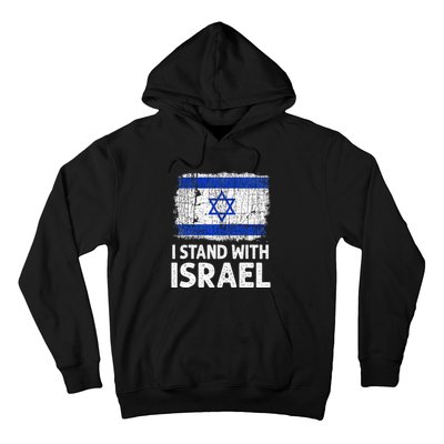 I Stand With Israel USA Israeli Flag Jewish  Hoodie