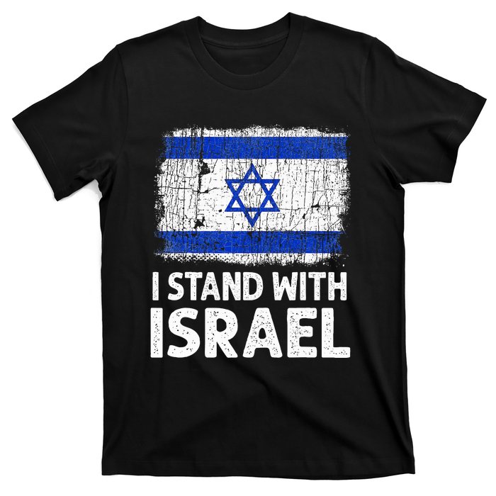 I Stand With Israel USA Israeli Flag Jewish  T-Shirt