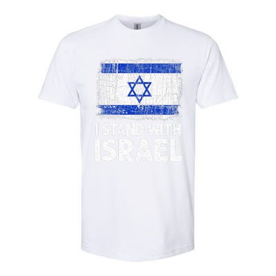 I Stand With Israel USA Israeli Flag Jewish  Softstyle CVC T-Shirt