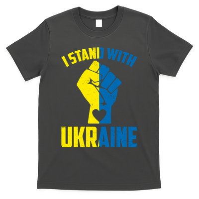 I Stand With Ukriane Protest Fist Support Ukaine T-Shirt