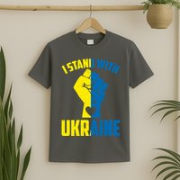 I Stand With Ukriane Protest Fist Support Ukaine T-Shirt
