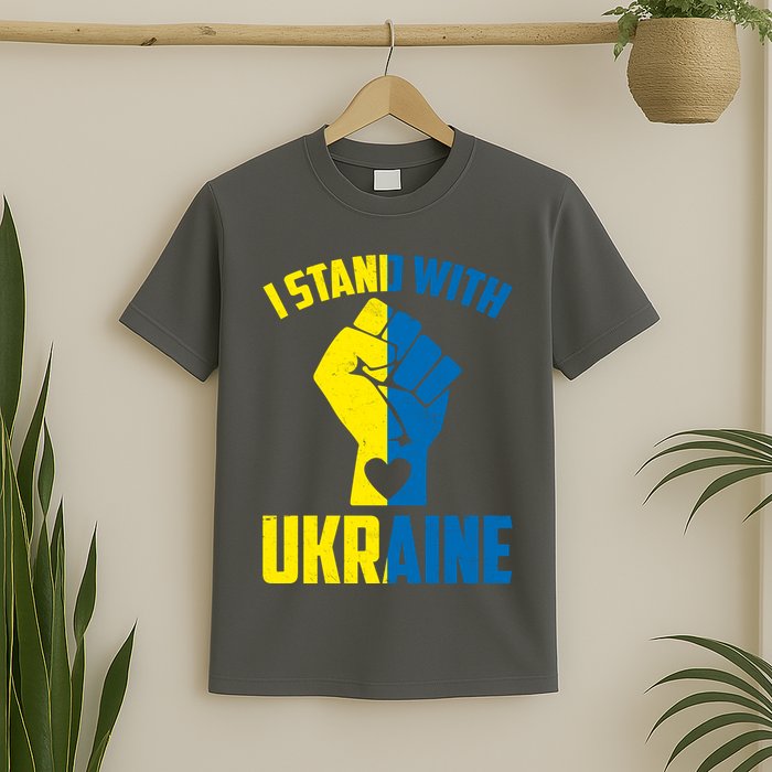 I Stand With Ukriane Protest Fist Support Ukaine T-Shirt