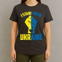 I Stand With Ukriane Protest Fist Support Ukaine T-Shirt