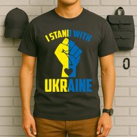 I Stand With Ukriane Protest Fist Support Ukaine T-Shirt