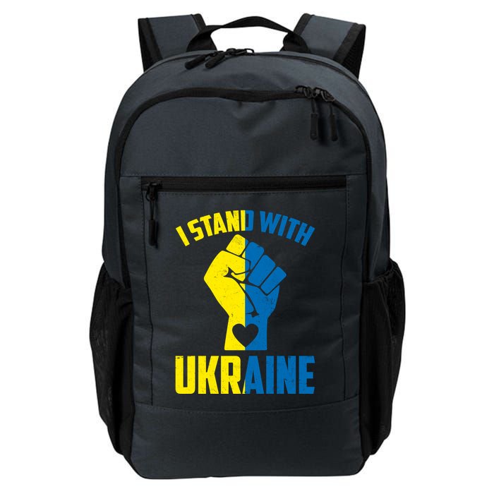 I Stand With Ukriane Protest Fist Support Ukaine Backpack