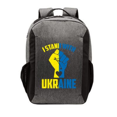 I Stand With Ukriane Protest Fist Support Ukaine Vector Backpack